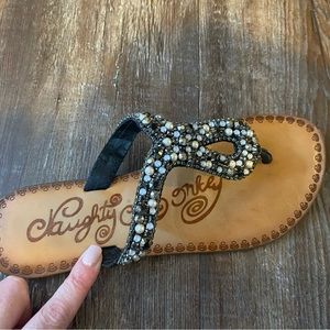 7.5 naughty monkey thong sandals.